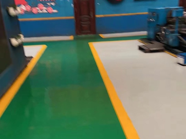 萍安钢参观通道地坪美化项目