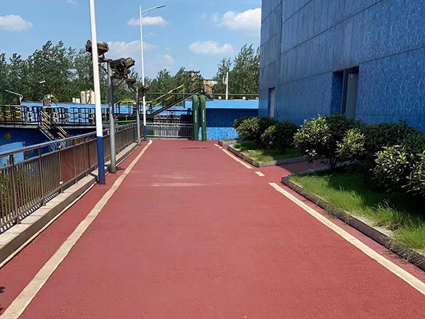 萍安钢参观通道地坪美化项目