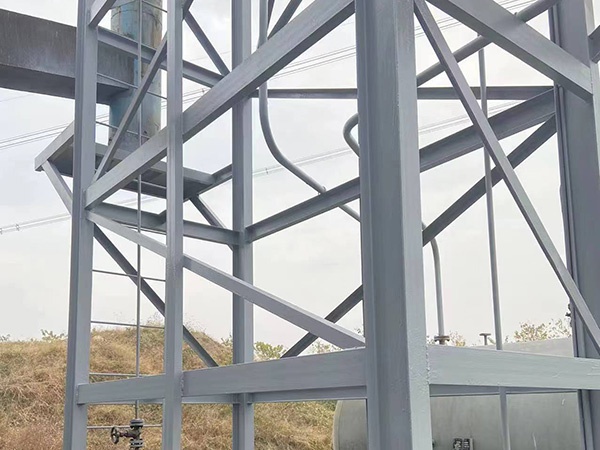 湖北新铭生物能源科技有限公司钢结构管廊，