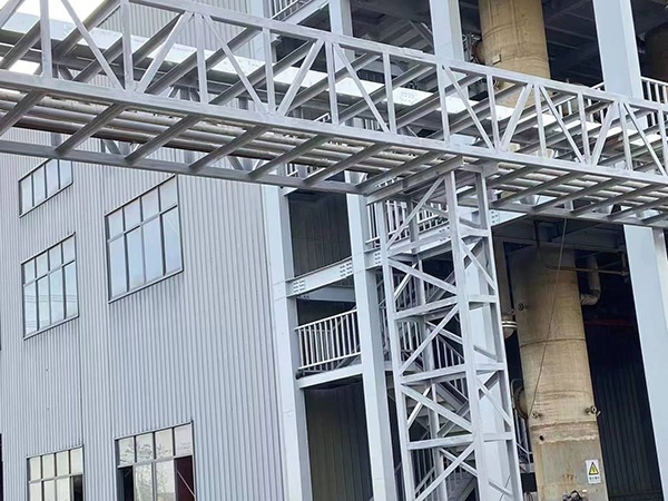 湖北新铭生物能源科技有限公司钢结构管廊，